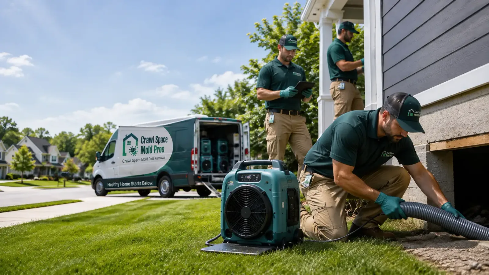 Crawl Space Mold Removal in Dollar Bay, MI